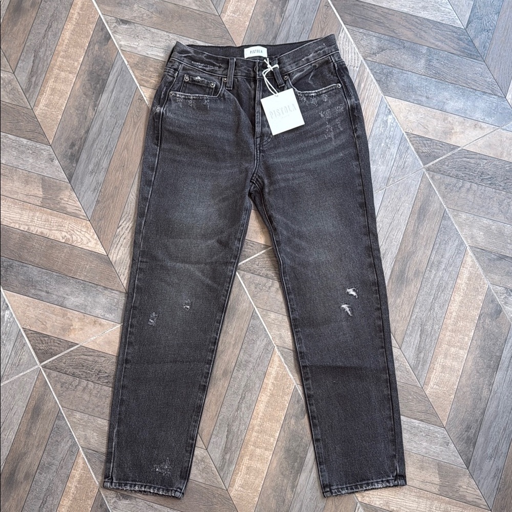 NEW - Pistola Charlie High Rise Straight Denim Jeans
